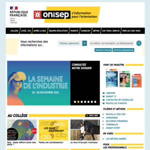 Site de l'ONISEP